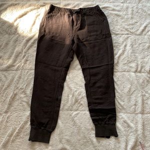 Old Navy Black Linen Joggers